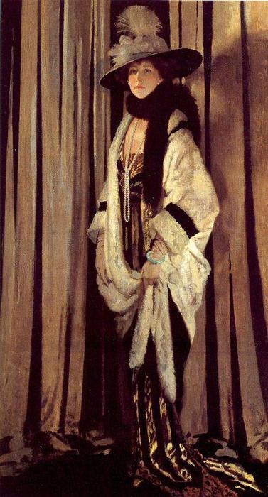 Wikioo.org - The Encyclopedia of Fine Arts - Painting, Artwork by William Newenham Montague Orpen - Mrs. St. George