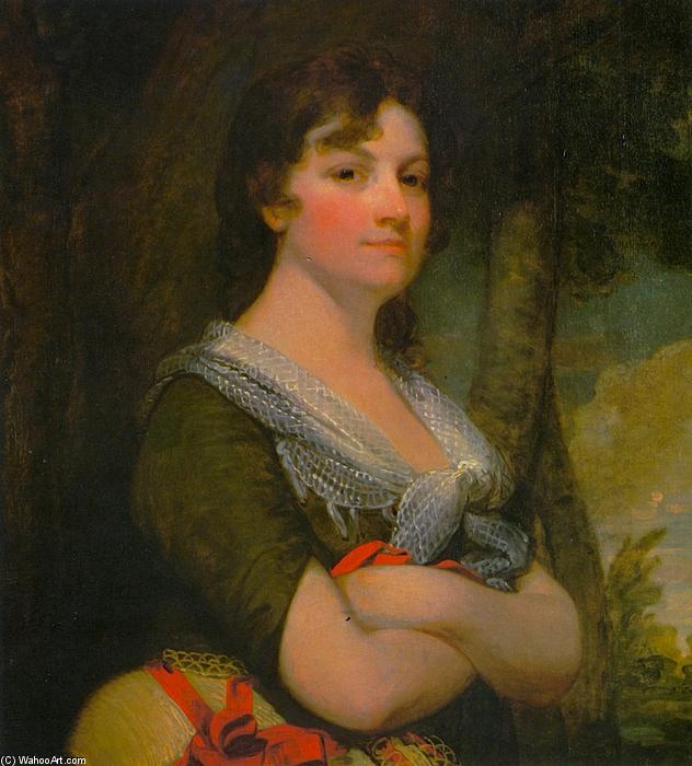 WikiOO.org - Encyclopedia of Fine Arts - Maleri, Artwork Gilbert Stuart - Mrs. Thomas B. Law (Elizabeth Parke Custis)