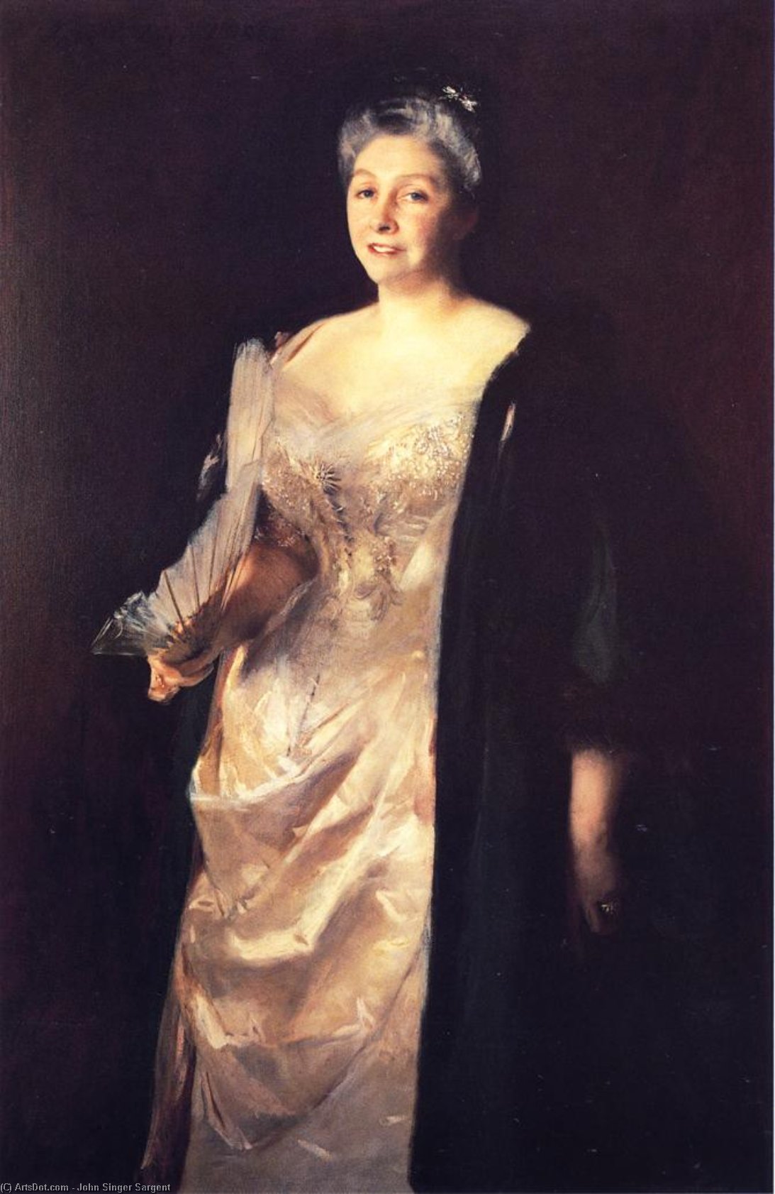 Wikioo.org - The Encyclopedia of Fine Arts - Painting, Artwork by John Singer Sargent - Mrs. William Playfair