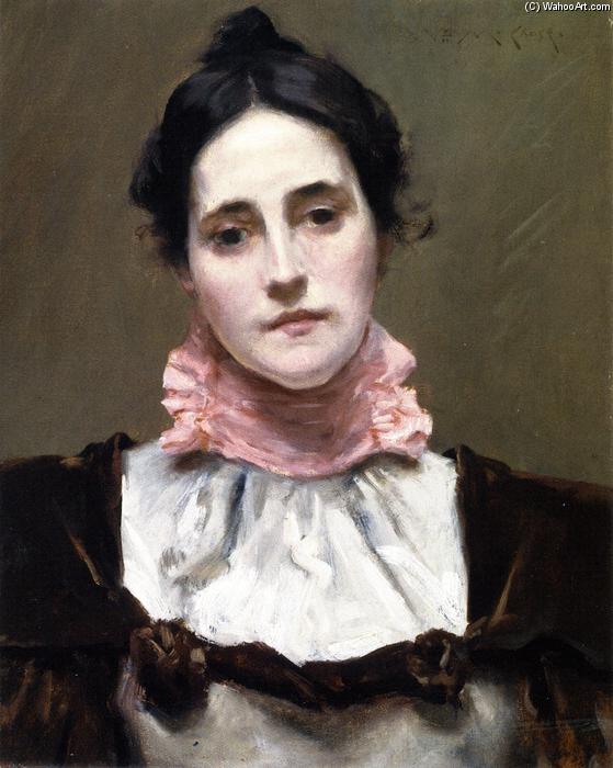 WikiOO.org - Encyclopedia of Fine Arts - Maľba, Artwork William Merritt Chase - Mrs. Wm. M. Chase