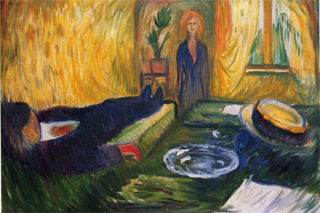 WikiOO.org - Enciklopedija dailės - Tapyba, meno kuriniai Edvard Munch - The Murderess