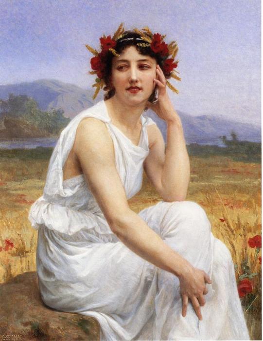 Wikioo.org - The Encyclopedia of Fine Arts - Painting, Artwork by Guillaume Seignac - The Muse