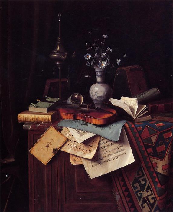 Wikioo.org - The Encyclopedia of Fine Arts - Painting, Artwork by William Michael Harnett - Music