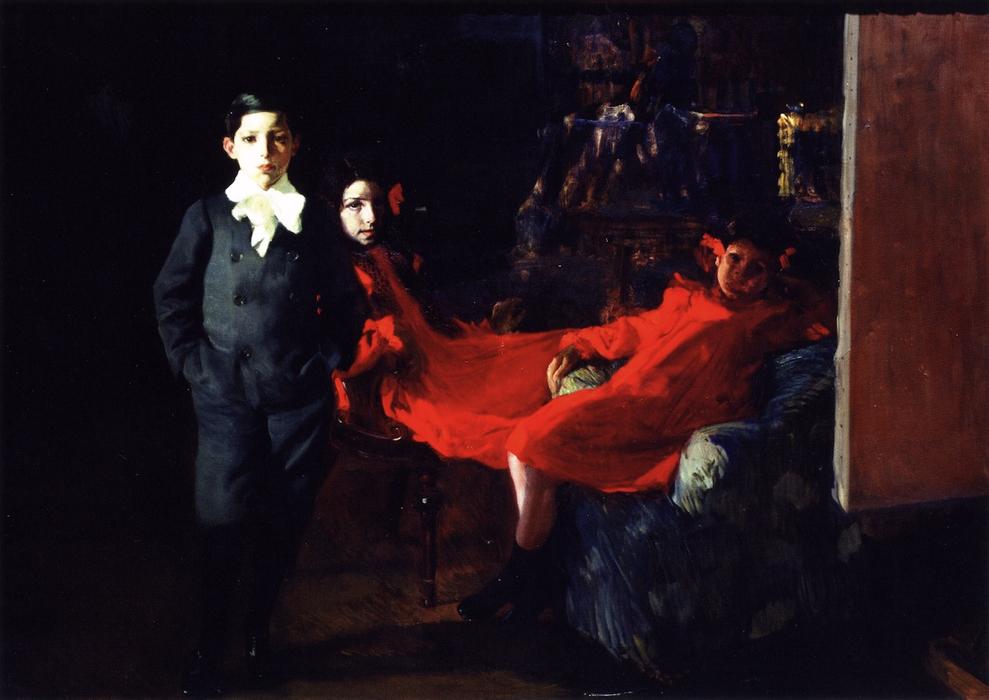 Wikioo.org - The Encyclopedia of Fine Arts - Painting, Artwork by Joaquin Sorolla Y Bastida - My Children