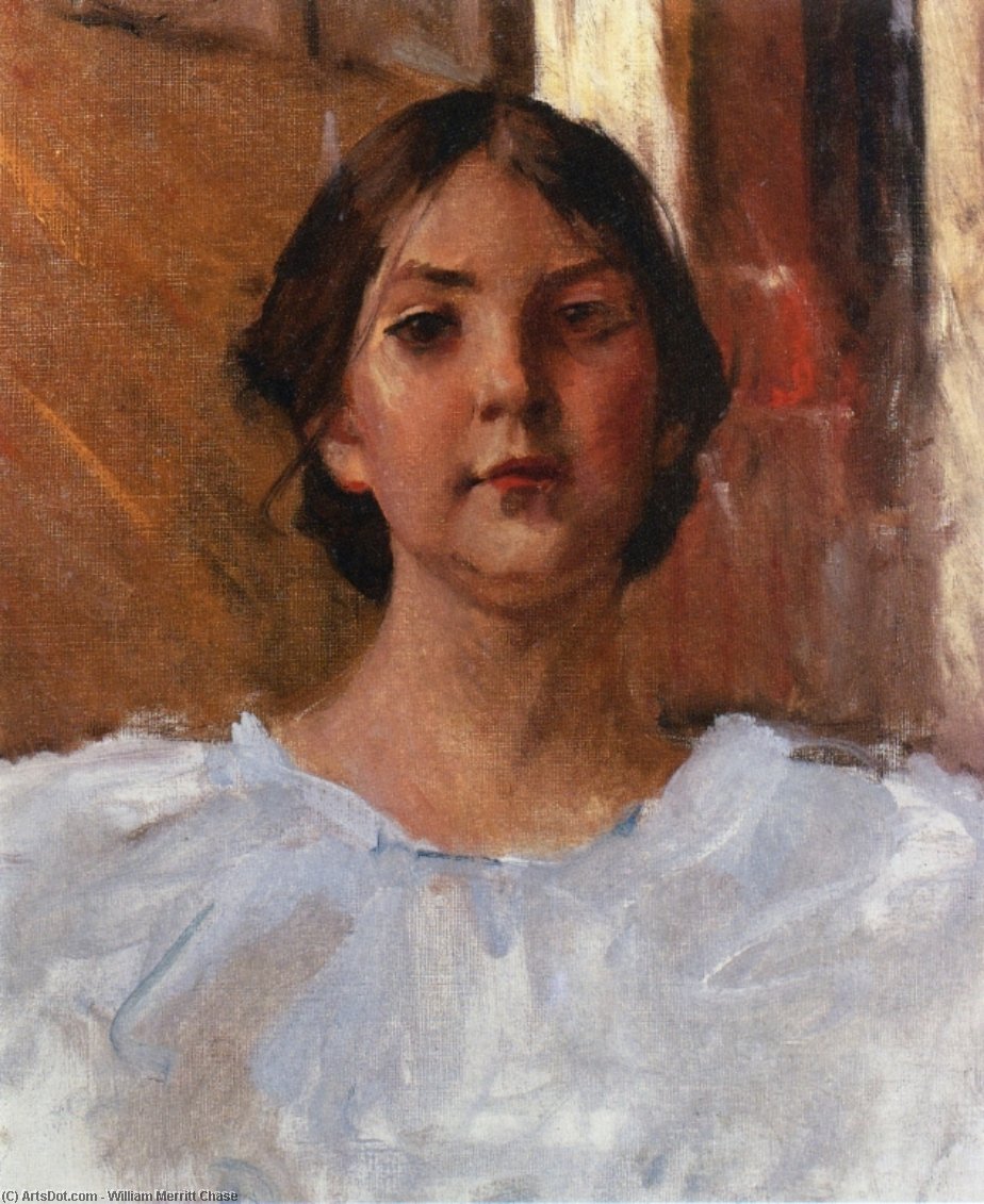 WikiOO.org - Encyclopedia of Fine Arts - Schilderen, Artwork William Merritt Chase - My Daughter Dorothy