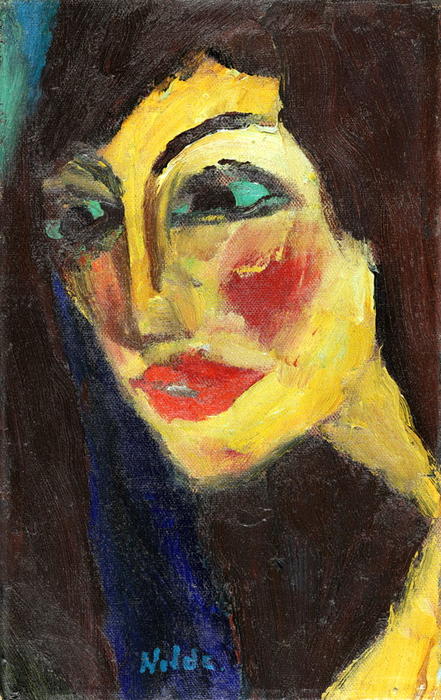 Wikioo.org - The Encyclopedia of Fine Arts - Painting, Artwork by Emile Nolde - Nadja