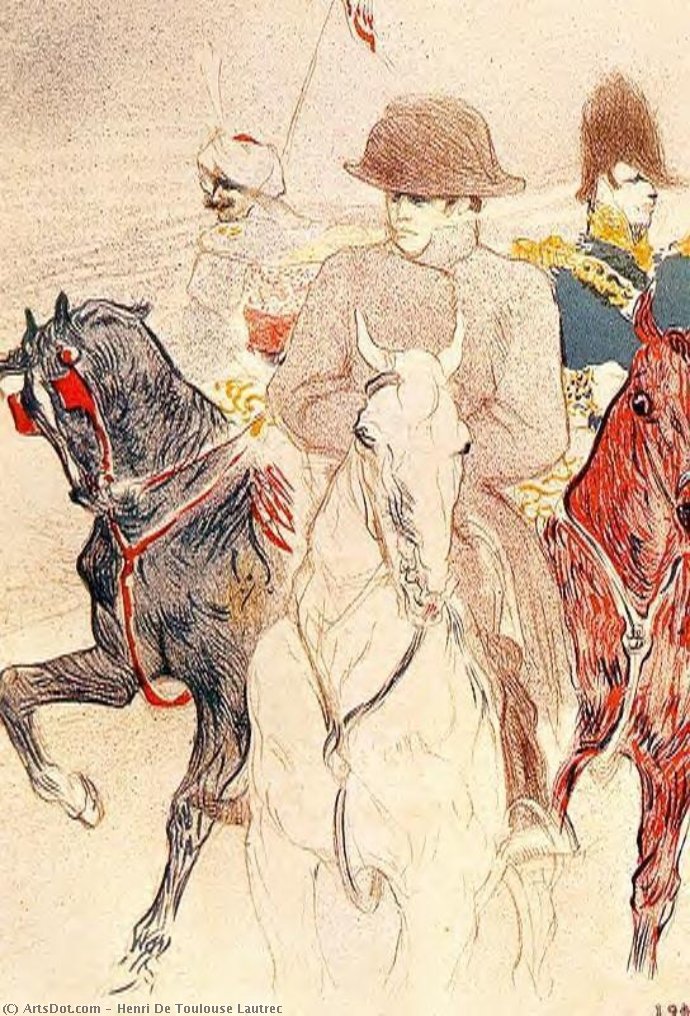 WikiOO.org - Encyclopedia of Fine Arts - Festés, Grafika Henri De Toulouse Lautrec - Napoleon Bonapart