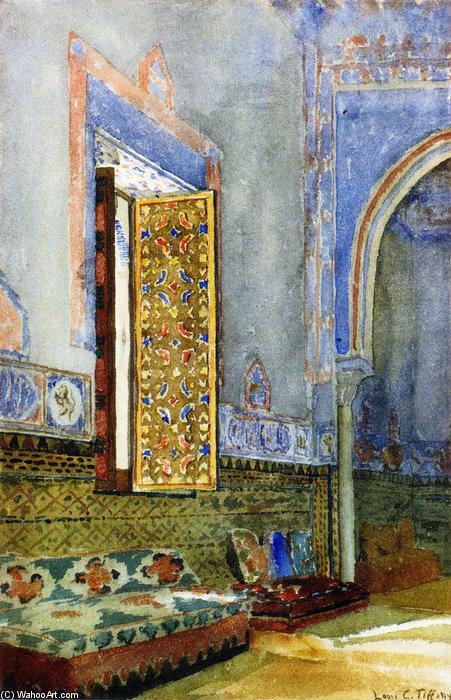 Wikioo.org - The Encyclopedia of Fine Arts - Painting, Artwork by Louis Comfort Tiffany - Near Eastern Interior