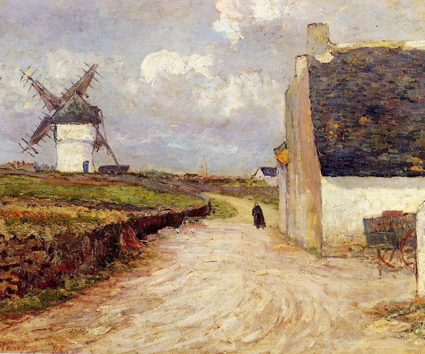 Wikioo.org - The Encyclopedia of Fine Arts - Painting, Artwork by Maxime Emile Louis Maufra - Near the Mill