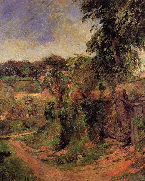 Wikioo.org - The Encyclopedia of Fine Arts - Painting, Artwork by Paul Gauguin - Near Rouen
