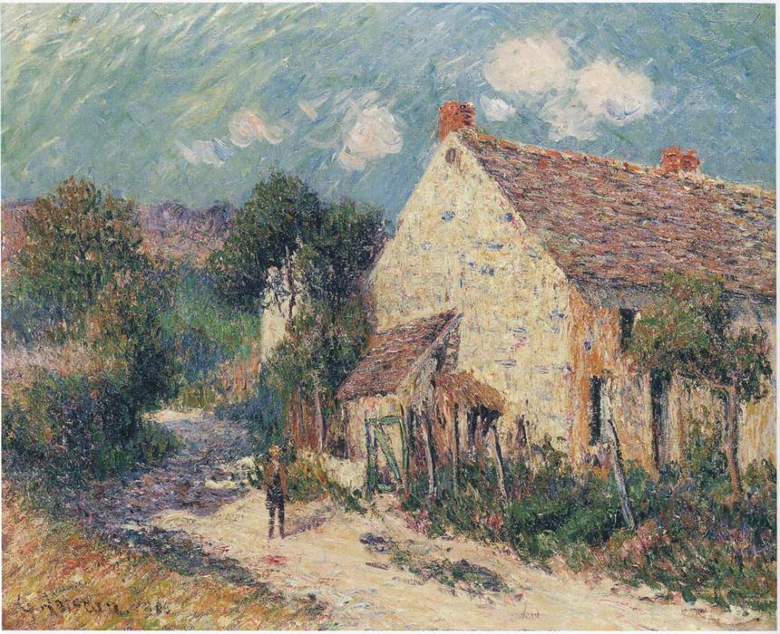 Wikioo.org - The Encyclopedia of Fine Arts - Painting, Artwork by Gustave Loiseau - Near the Seine