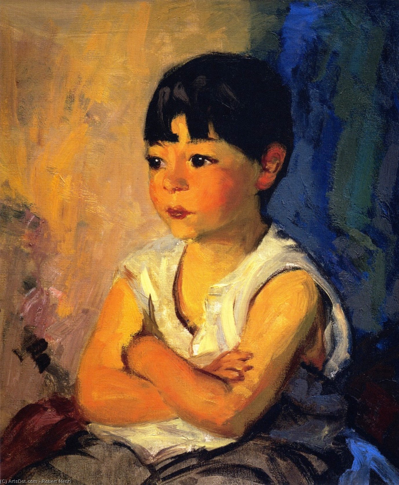 Wikioo.org - The Encyclopedia of Fine Arts - Painting, Artwork by Robert Henri - Nelson