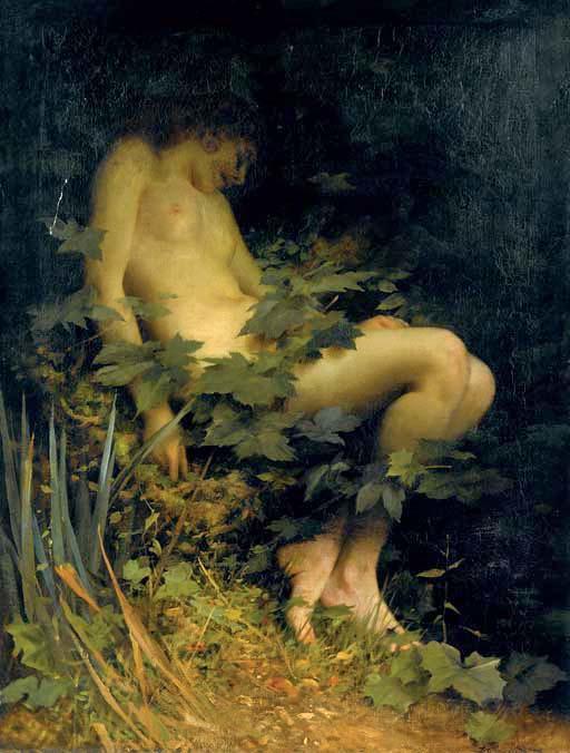 Wikioo.org - The Encyclopedia of Fine Arts - Painting, Artwork by Thomas Benjamin Kennington - Nest of the dryad