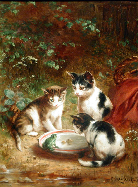 Wikioo.org - The Encyclopedia of Fine Arts - Painting, Artwork by Carl Reichert - A new acquaintance