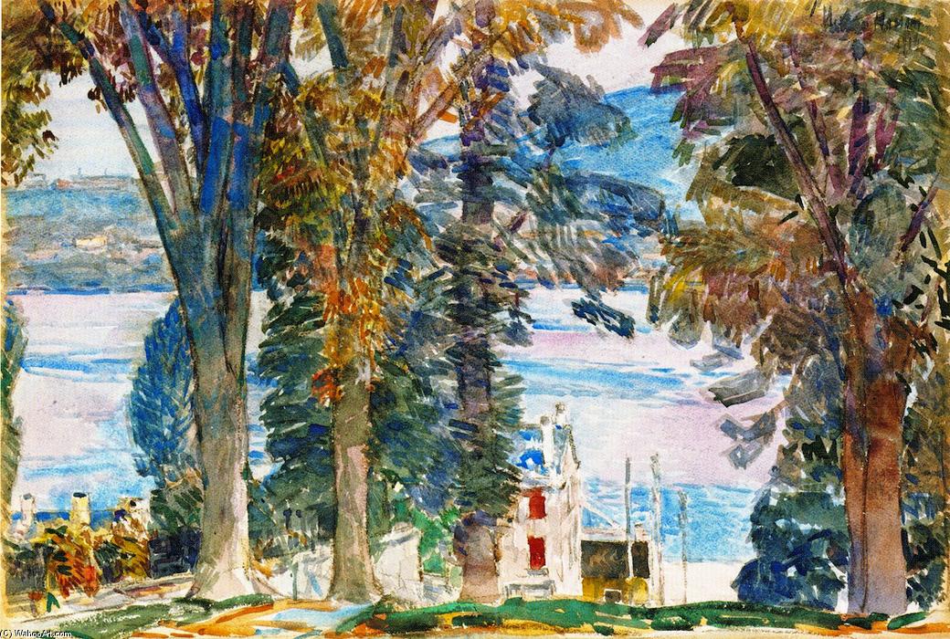 Wikioo.org - The Encyclopedia of Fine Arts - Painting, Artwork by Frederick Childe Hassam - Newburgh, New York
