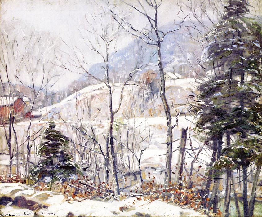 WikiOO.org - 백과 사전 - 회화, 삽화 George Gardner Symons - New England Winter