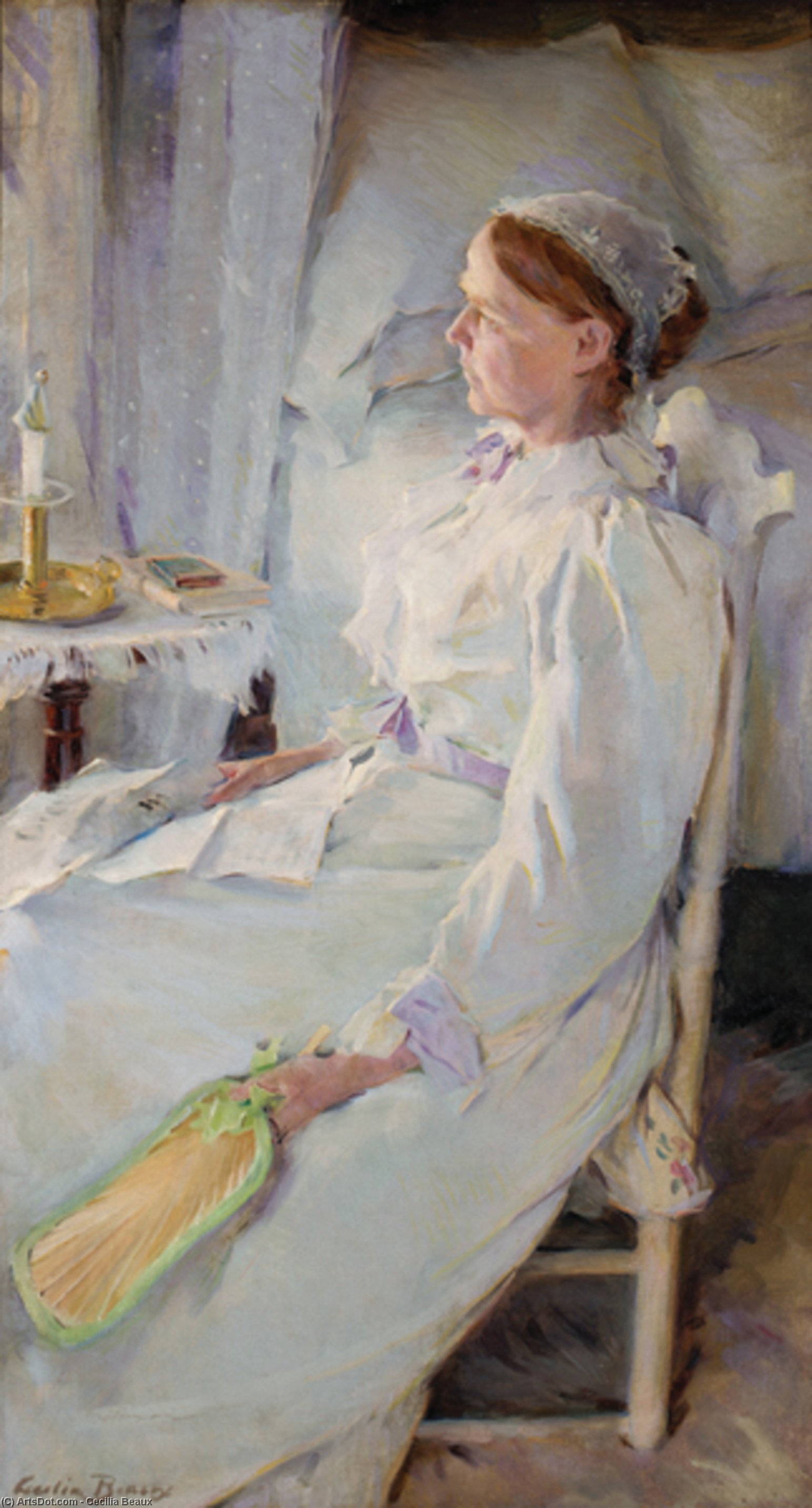 Wikioo.org - The Encyclopedia of Fine Arts - Painting, Artwork by Cecilia Beaux - New England Woman