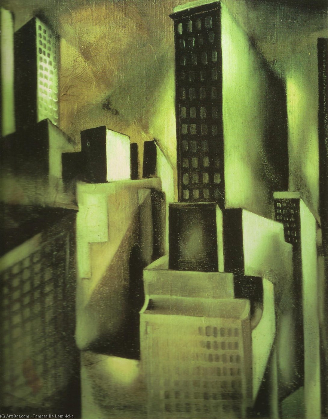Wikioo.org – L'Encyclopédie des Beaux Arts - Peinture, Oeuvre de Tamara De Lempicka - New York