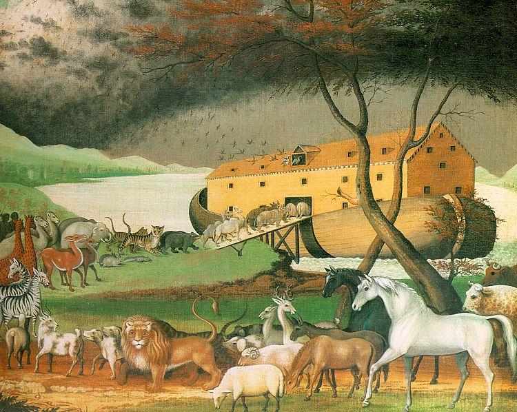 Wikioo.org - The Encyclopedia of Fine Arts - Painting, Artwork by Edward Hicks - Noah's Ark