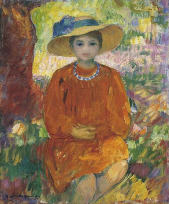 Wikioo.org - The Encyclopedia of Fine Arts - Painting, Artwork by Henri Lebasque - Nono in a hat
