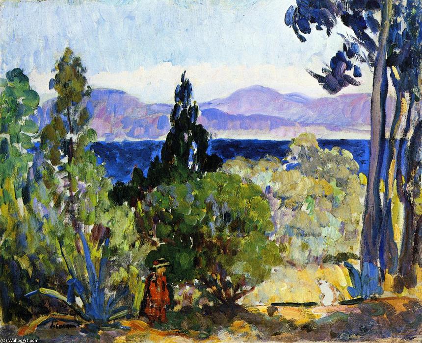 Wikioo.org - The Encyclopedia of Fine Arts - Painting, Artwork by Henri Lebasque - Noon Landscape