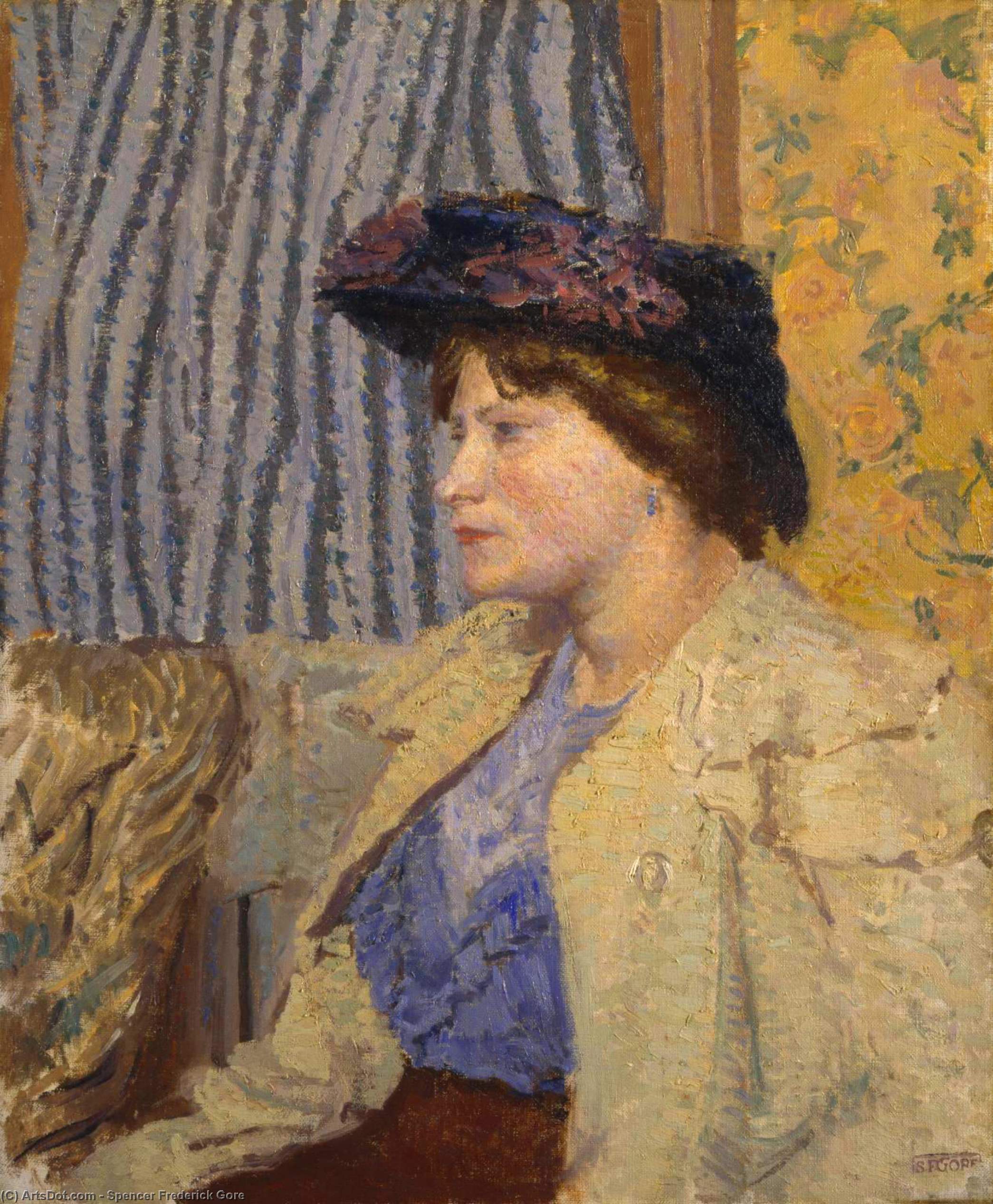 WikiOO.org - Encyclopedia of Fine Arts - Lukisan, Artwork Spencer Frederick Gore - North London Girl