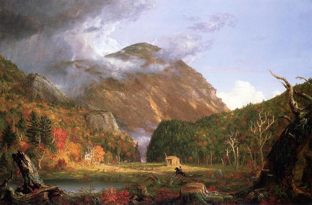 WikiOO.org - Encyclopedia of Fine Arts - Festés, Grafika Charles De Wolf Brownell - The Notch of the White Mountains (also known as Crawford Notch)