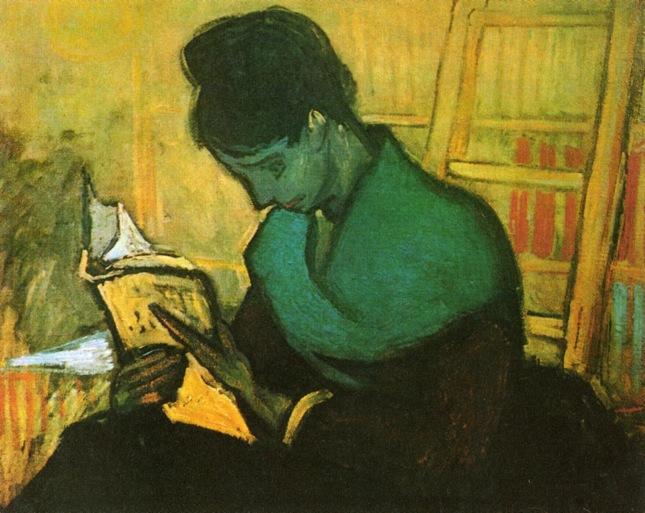 WikiOO.org - Енциклопедия за изящни изкуства - Живопис, Произведения на изкуството Vincent Van Gogh - The Novel Reader