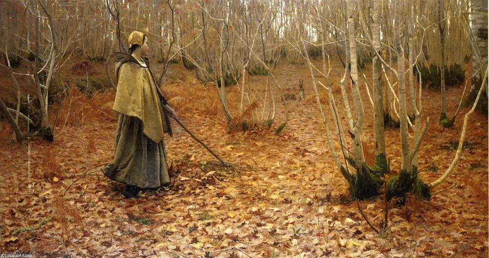Wikioo.org - The Encyclopedia of Fine Arts - Painting, Artwork by Lowell Birge Harrison - Novembre