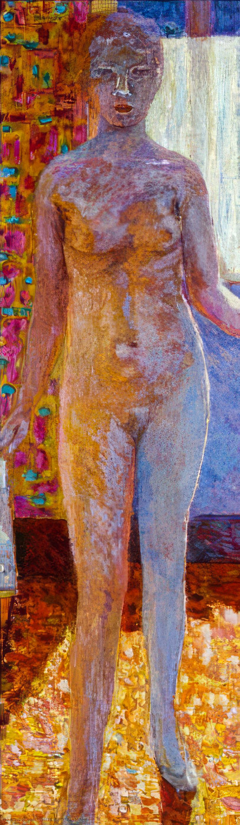 Wikoo.org - موسوعة الفنون الجميلة - اللوحة، العمل الفني Pierre Bonnard - Nude
