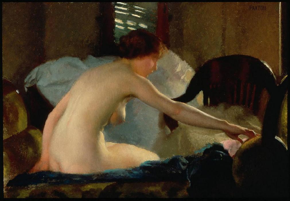 Wikioo.org - Bách khoa toàn thư về mỹ thuật - Vẽ tranh, Tác phẩm nghệ thuật William Macgregor Paxton - Nude