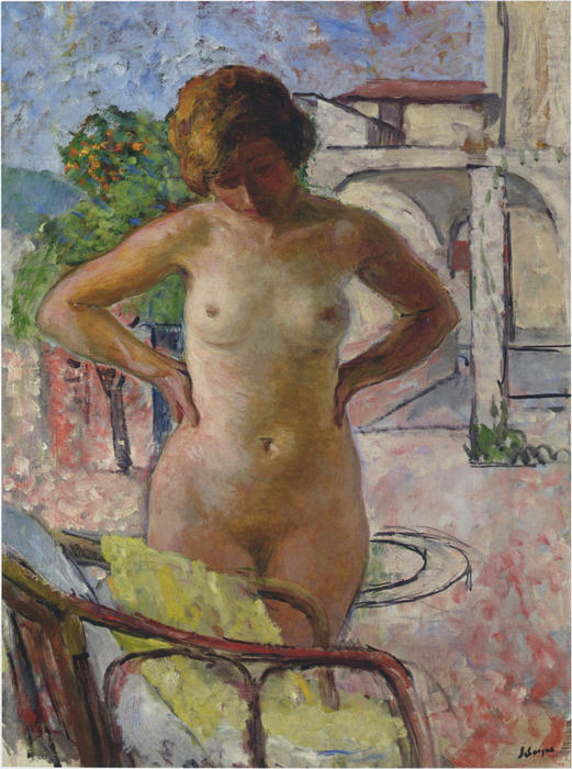 Wikioo.org - The Encyclopedia of Fine Arts - Painting, Artwork by Henri Lebasque - Nude in Provence