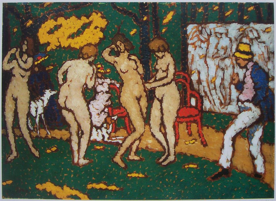 WikiOO.org - Güzel Sanatlar Ansiklopedisi - Resim, Resimler Jozsef Rippl Ronai - Nude Models