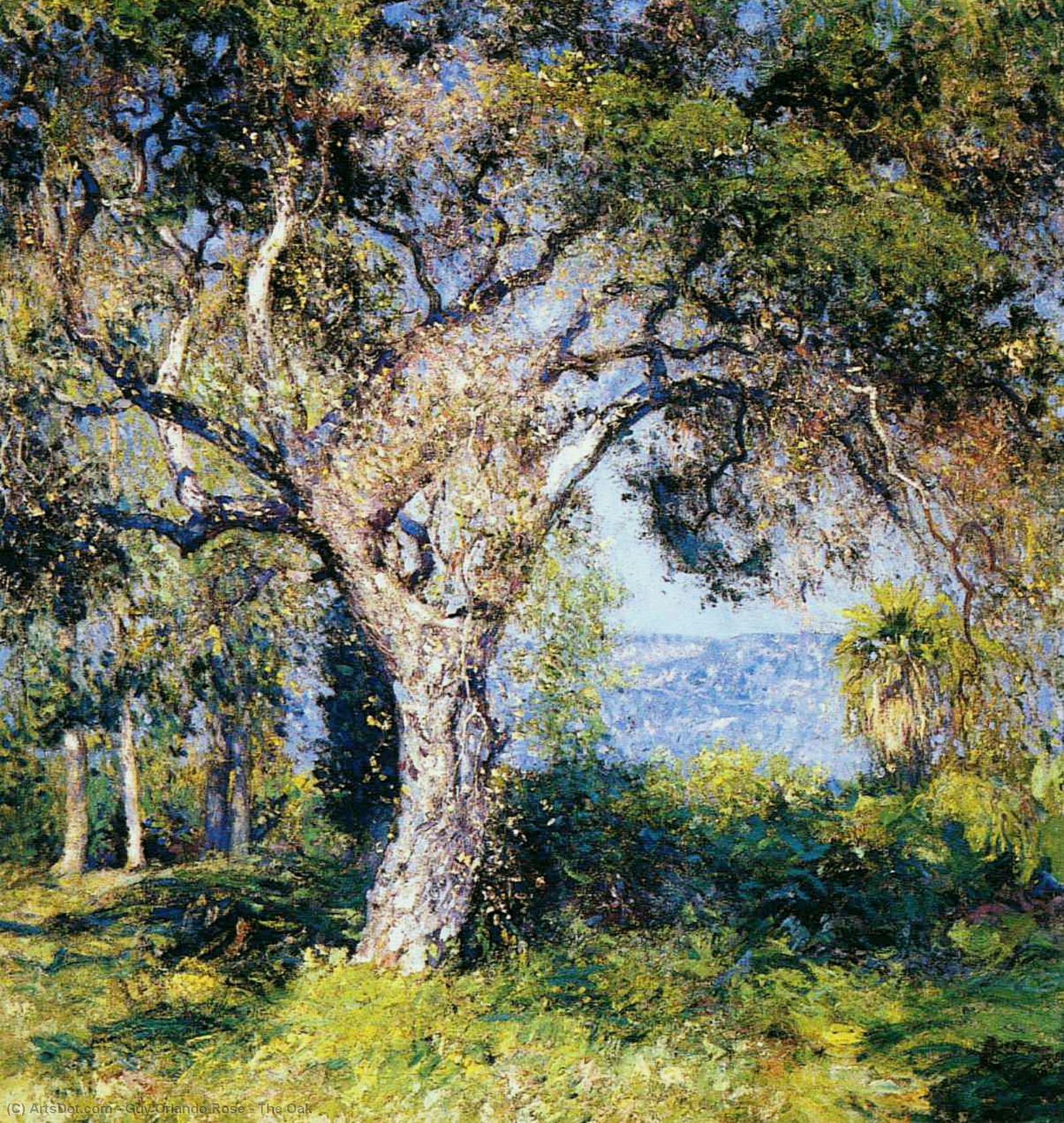 Wikioo.org - The Encyclopedia of Fine Arts - Painting, Artwork by Guy Orlando Rose - The Oak