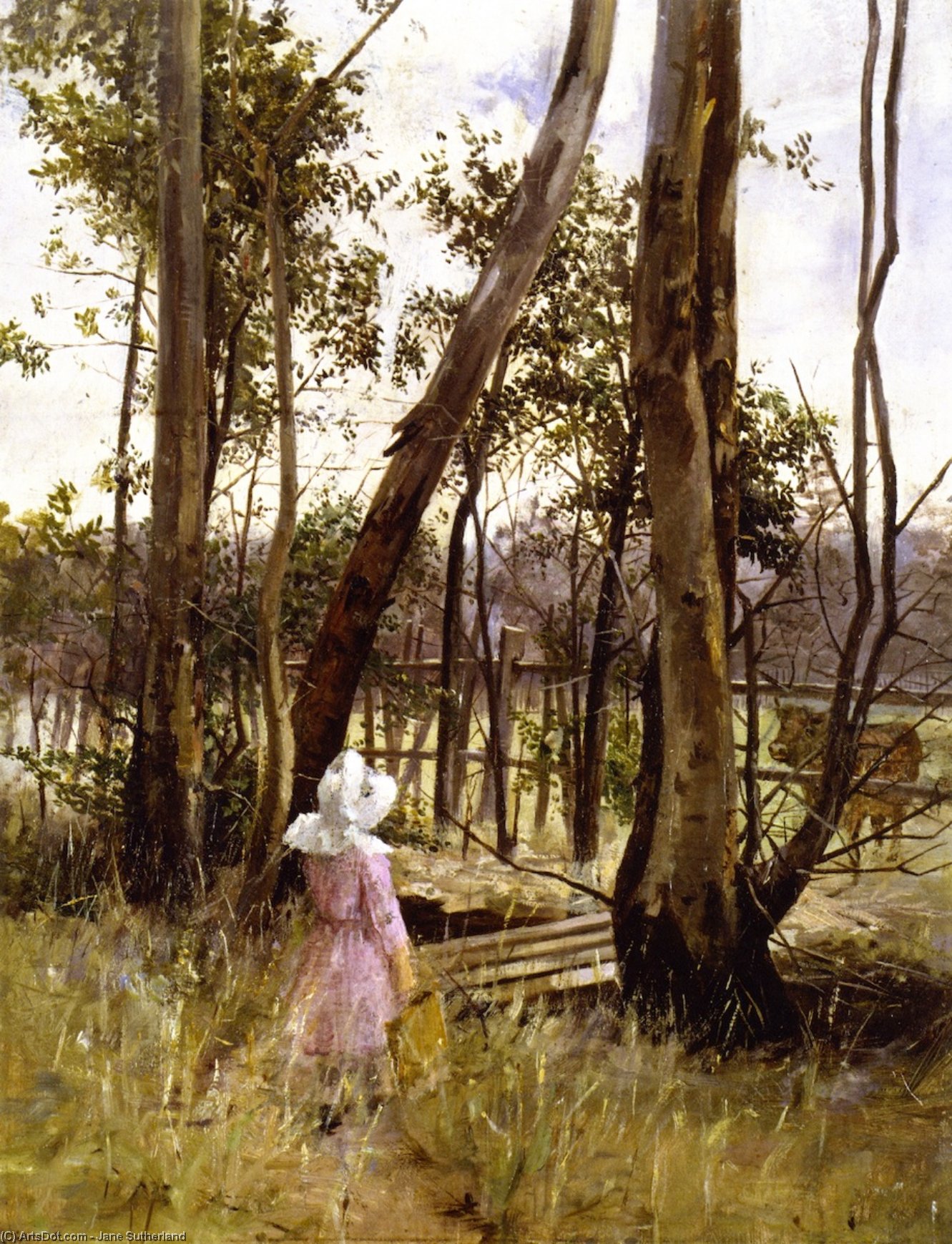 Wikioo.org - The Encyclopedia of Fine Arts - Painting, Artwork by Jane Sutherland - Obstruction, Box Hill