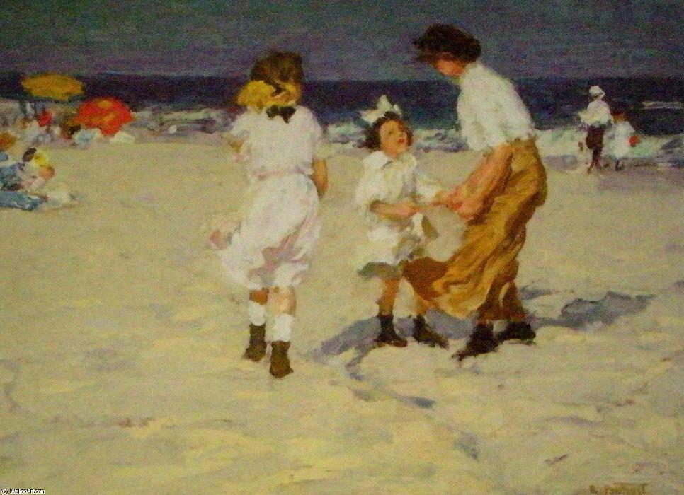 Wikioo.org - The Encyclopedia of Fine Arts - Painting, Artwork by Edward Henry Potthast - Ocean Breezes