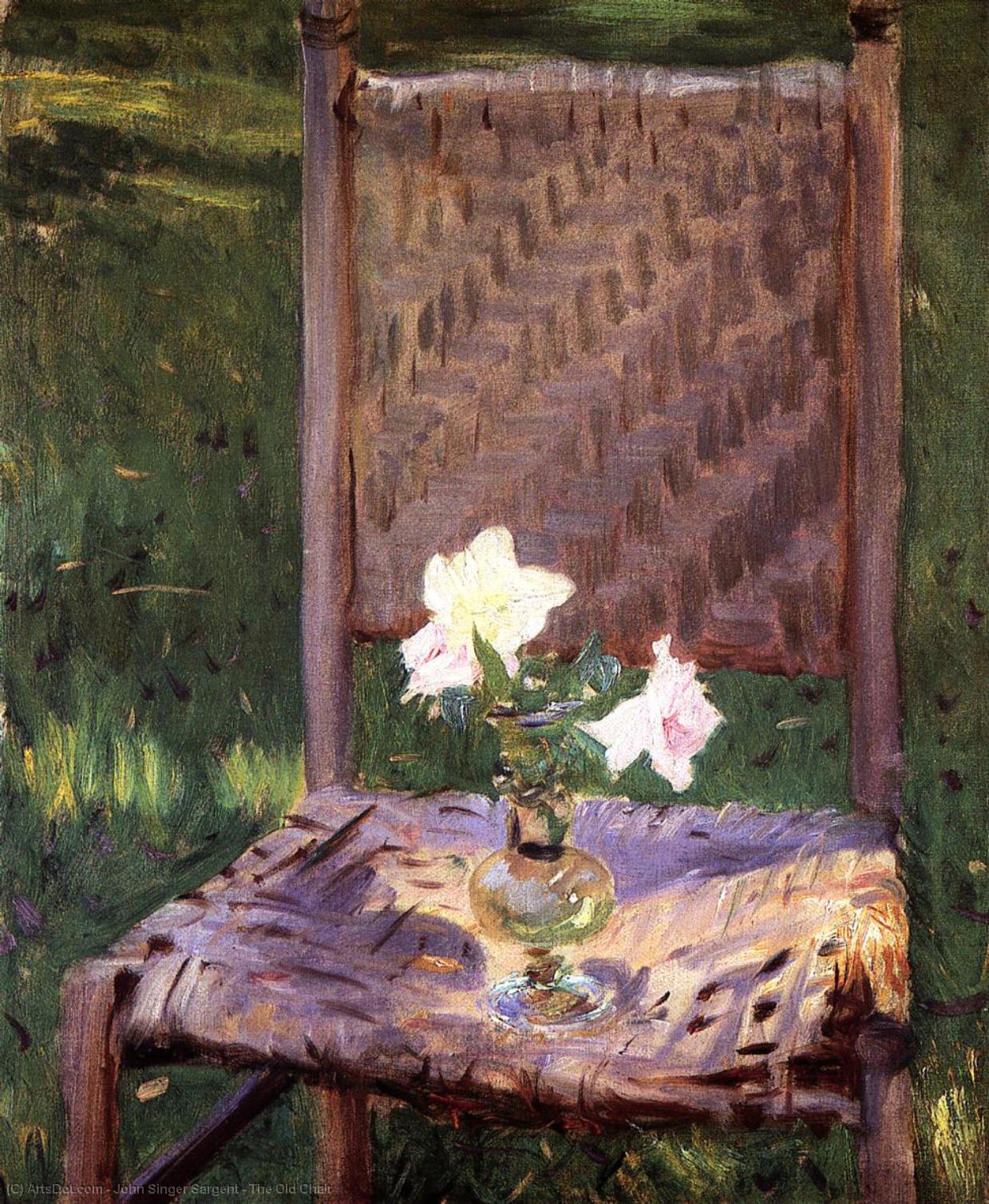 WikiOO.org - Encyclopedia of Fine Arts - Malba, Artwork John Singer Sargent - The Old Chair