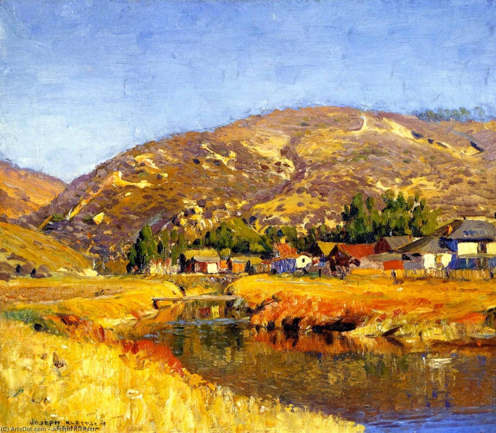 Wikioo.org - The Encyclopedia of Fine Arts - Painting, Artwork by Joseph Kleitsch - Old Laguna