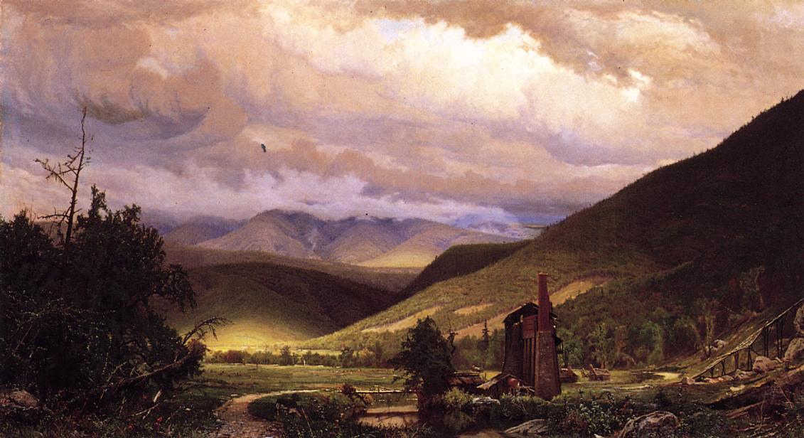 Wikioo.org - The Encyclopedia of Fine Arts - Painting, Artwork by Hugh Bolton Jones - Old Smelter