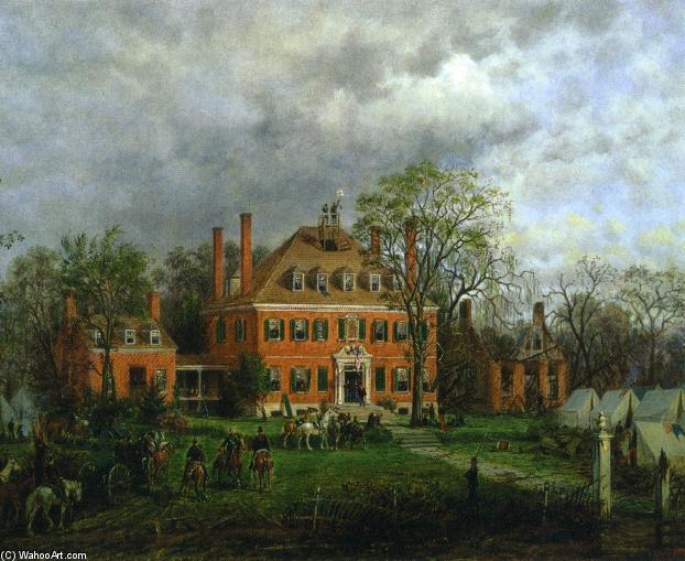 Wikioo.org – L'Enciclopedia delle Belle Arti - Pittura, Opere di Edward Lamson Henry - il vecchio Westover Casa