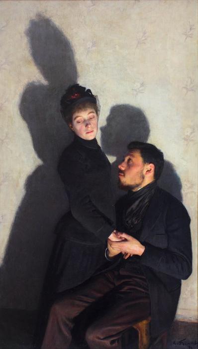Wikioo.org - The Encyclopedia of Fine Arts - Painting, Artwork by Émile Friant - Ombres portées