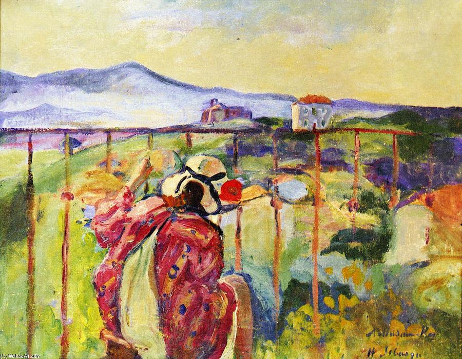 Wikioo.org - The Encyclopedia of Fine Arts - Painting, Artwork by Henri Lebasque - On the balcony