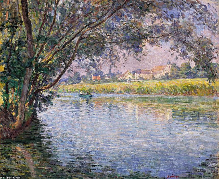 Wikioo.org - The Encyclopedia of Fine Arts - Painting, Artwork by Henri Lebasque - On the Banks of the Marne