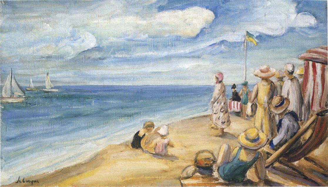 Wikioo.org – La Enciclopedia de las Bellas Artes - Pintura, Obras de arte de Henri Lebasque - en la playa