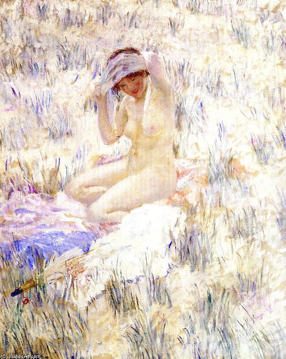 Wikioo.org - The Encyclopedia of Fine Arts - Painting, Artwork by Frederick Carl Frieseke - On the Dunes