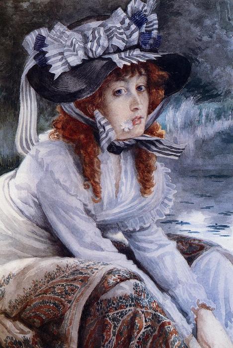 Wikioo.org - The Encyclopedia of Fine Arts - Painting, Artwork by James Jacques Joseph Tissot - On the River
