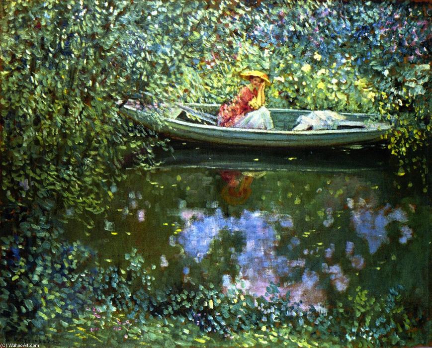Wikioo.org - The Encyclopedia of Fine Arts - Painting, Artwork by Frederick Carl Frieseke - On the River