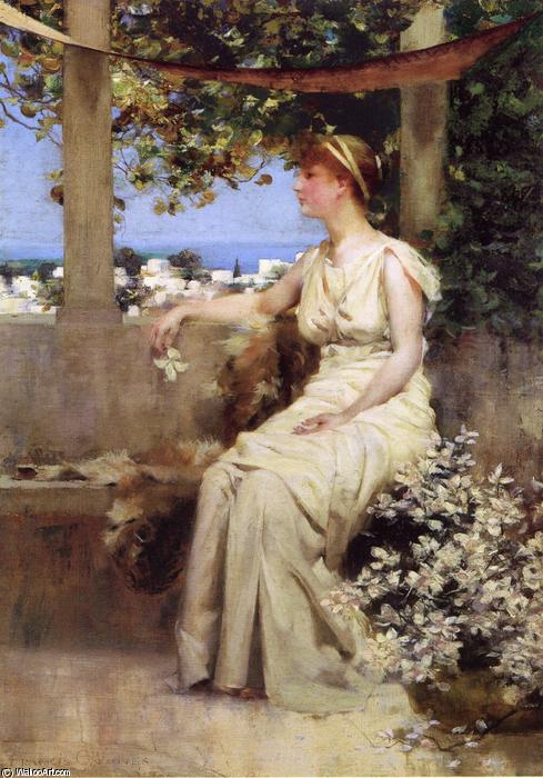 Wikioo.org - The Encyclopedia of Fine Arts - Painting, Artwork by Francis Coates Jones - On the Terrace