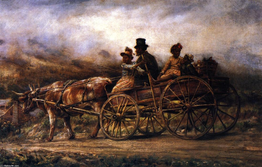 Wikioo.org - The Encyclopedia of Fine Arts - Painting, Artwork by Edward Lamson Henry - On the Way to Market