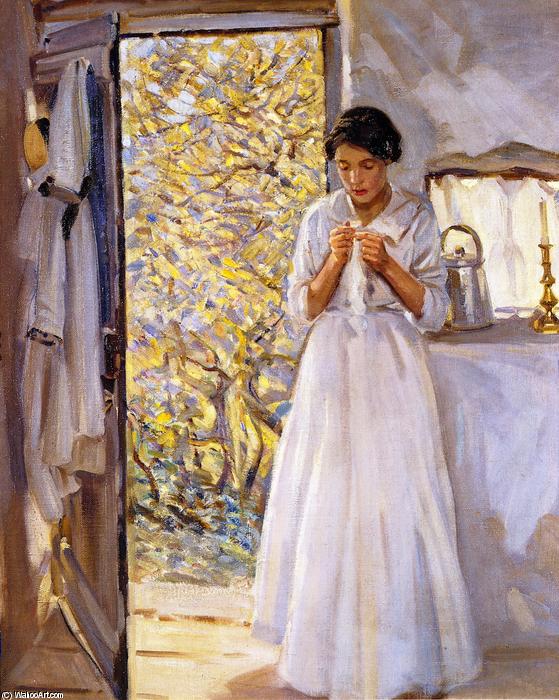 Wikioo.org - The Encyclopedia of Fine Arts - Painting, Artwork by Helen Galloway Mcnicoll - The Open Door